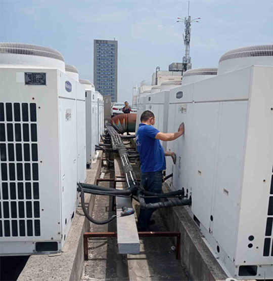 康保中央空调制热和不制冷系统维修方法